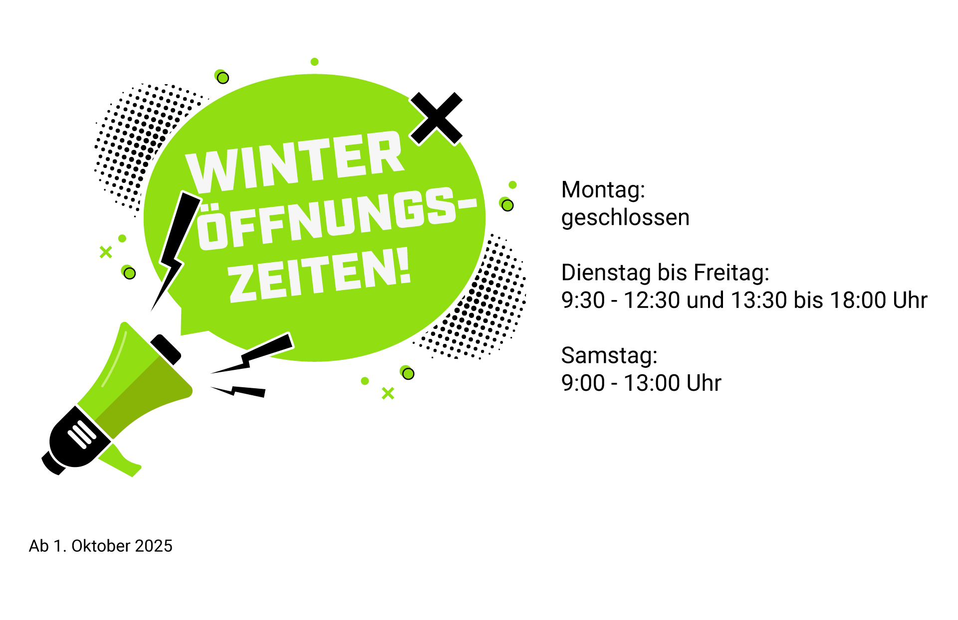 Openinghours Winter2 - 2Radcenter Bad Waldsee